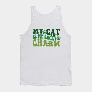 My Cat is My lucky charm Tank Top